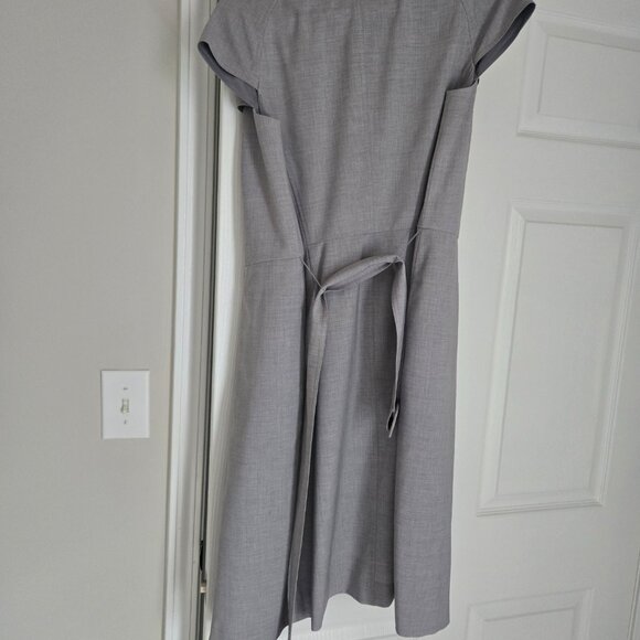 Talbots gray linen blazer - Picture 6 of 9